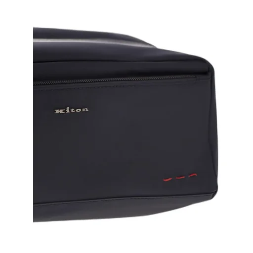 Kiton Logo Plaque Beauty Case