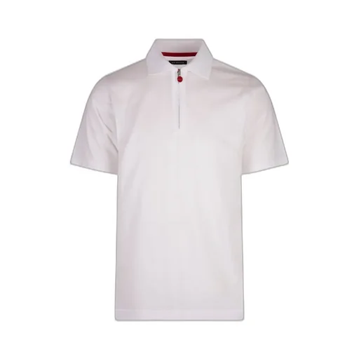 Kiton Short-Sleeved Half-Zip Polo Shirt