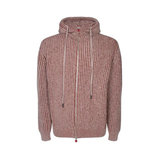 Kiton Ribbed-Knit Zipped Cardigan