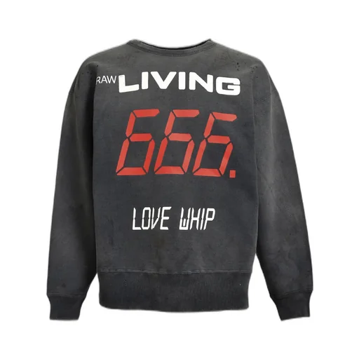 Crew Neck Sweat/666 / Black