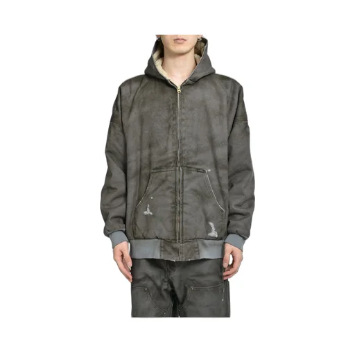 Boro Boa Lining Duck Zip Parka / Gry
