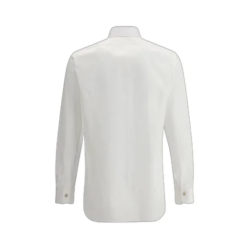 Kiton Long-Sleeved Curved Hem Shirt