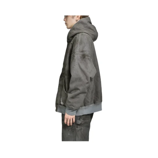 Boro Boa Lining Duck Zip Parka / Gry
