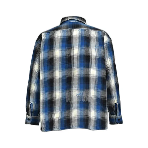 Bb_Flannel Shirt/Check/Blue