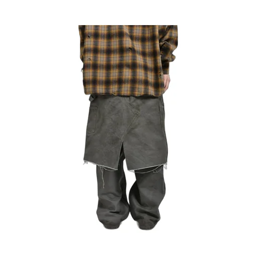 Boro Duck Rap Skirt / Gray