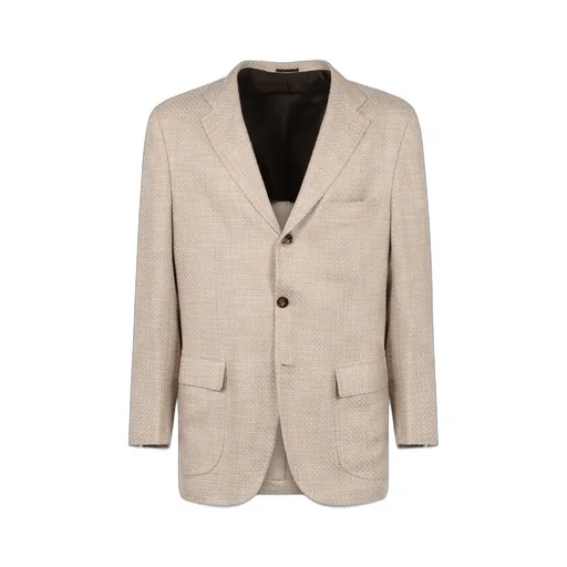 Kiton Single-Breasted Tailored Blazer