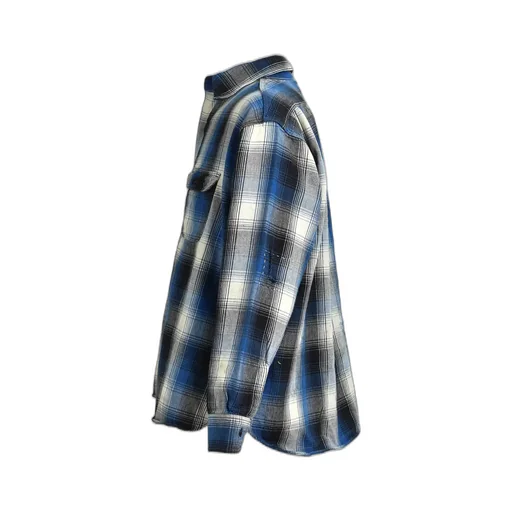 Bb_Flannel Shirt/Check/Blue
