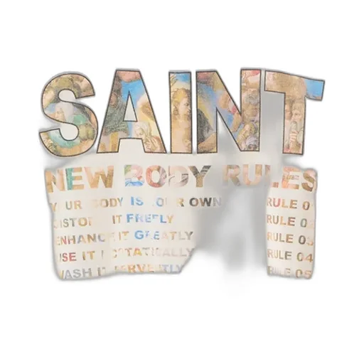 Ls Tee/New Body Rules/White