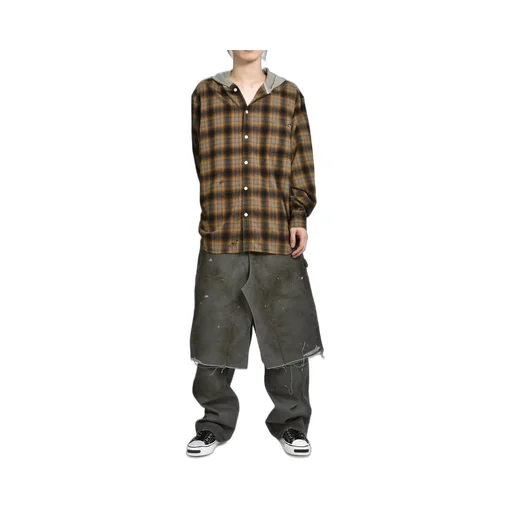 Boro Duck Rap Skirt / Gray