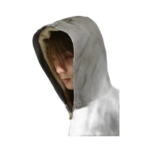 Boro Boa Lining Duck Zip Parka / Gry