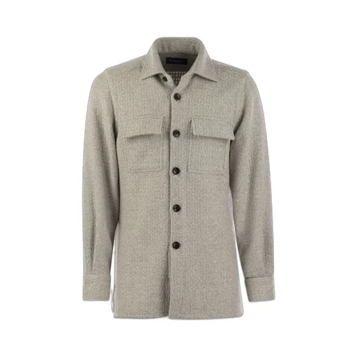 Kiton Oversized Buttoned Overshirt