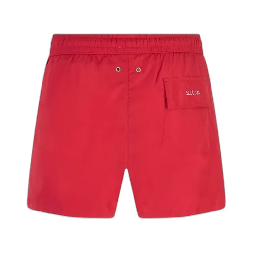 Kiton Drawstring-Waist Straight-Leg Swim Shorts