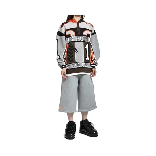 Air Force Hoodie / Gry Brw