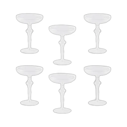 Knindustrie Set Of 6 Sparky Champagne Coupes