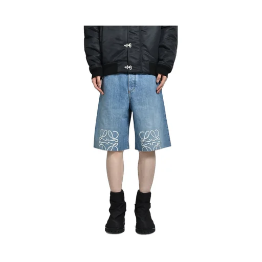 Anagram Shorts / Washed Denim Blu