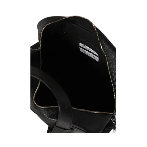Buckle Velt Boston Bag / Blk D