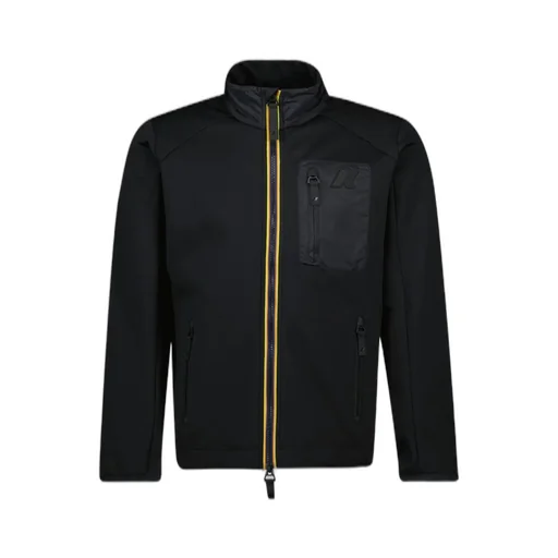K-Way Logo Patch Zip-Up Jacket