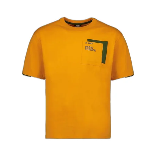 K-Way Fantome Crewneck Logo Printed T-Shirt