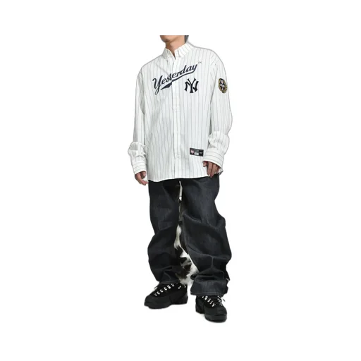 Baseball Stripe Shirts / Wht