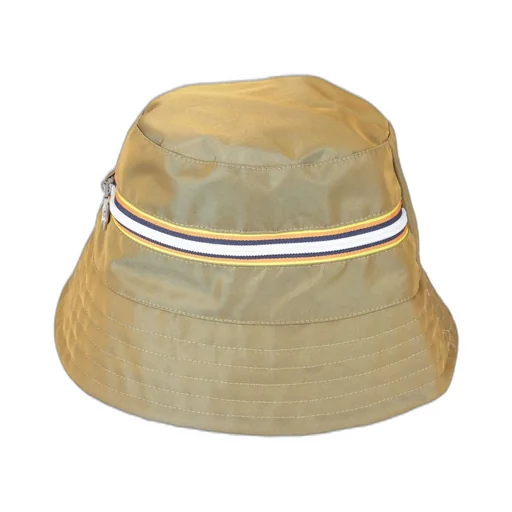 K-Way Stripe Detailed Bucket Hat