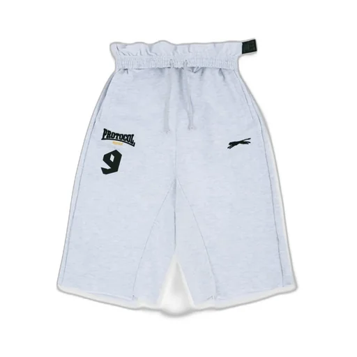 Folded Waist Jorts / Wht Melange