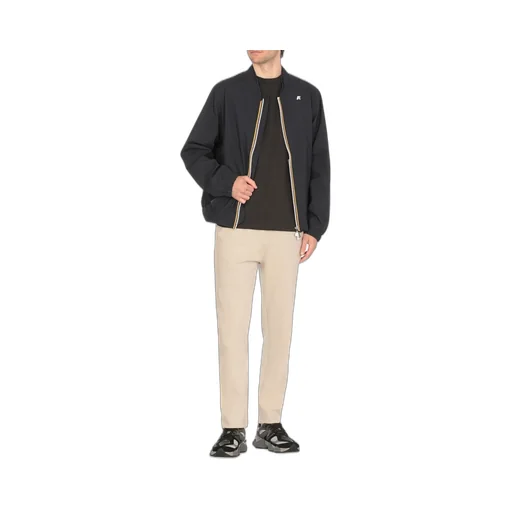 K-Way Logo Detailed Zip-Up Jacket