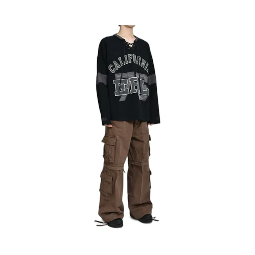 Laced Hockey Jersey Knit / Blk