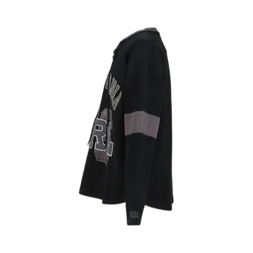 Laced Hockey Jersey Knit / Blk