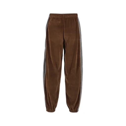 Side Line Sweat Pant - C/Pe Velor / Brw