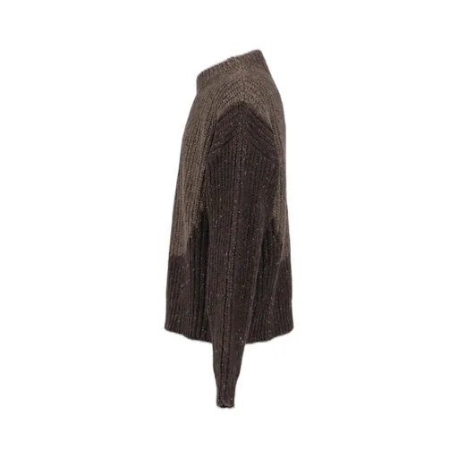 Swirl Wool Crewneck Knit / Brw