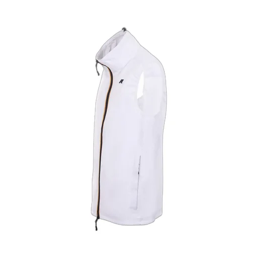 K-Way Logo Patch Zip-Up Vest