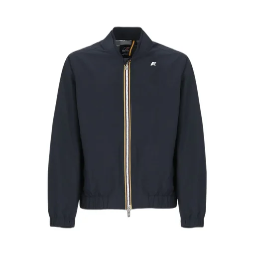 K-Way Logo Detailed Zip-Up Jacket