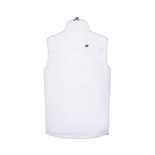 K-Way Logo Patch Zip-Up Vest