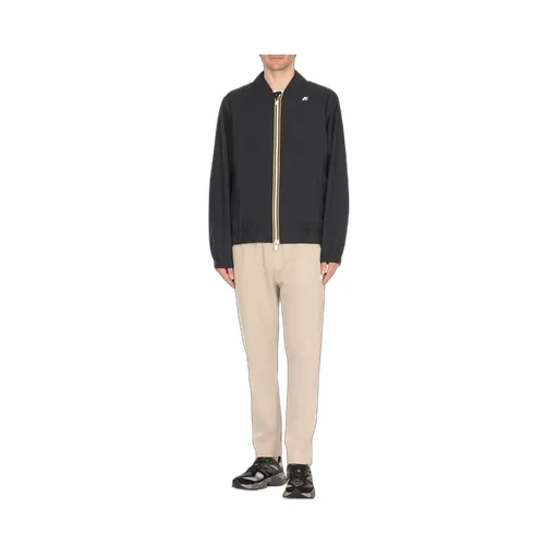 K-Way Logo Detailed Zip-Up Jacket