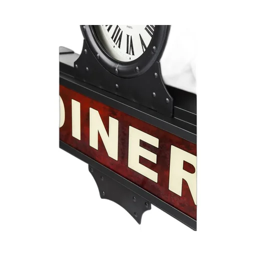 Kare Design Diner Light-Up Sign Clock