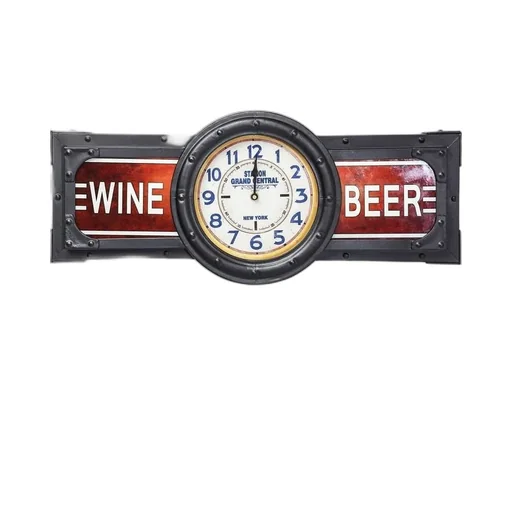 Kare Design Wine Beer Time Wall Clock