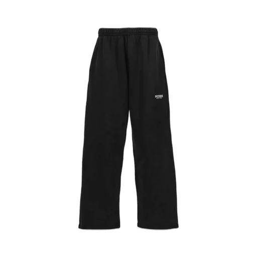 Wide Leg Trackpants / Black