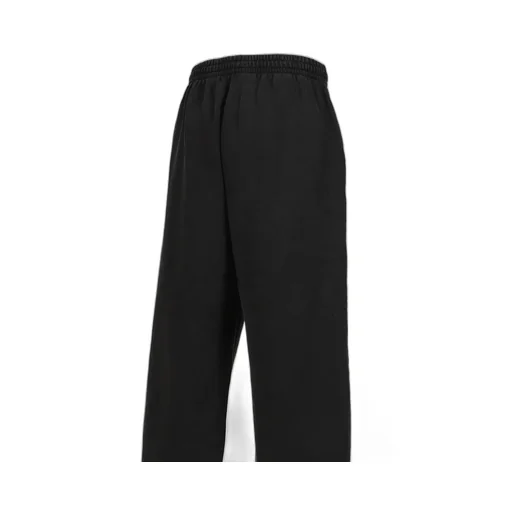Wide Leg Trackpants / Black