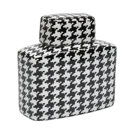 Kare Design Houndstooth Decorative Container