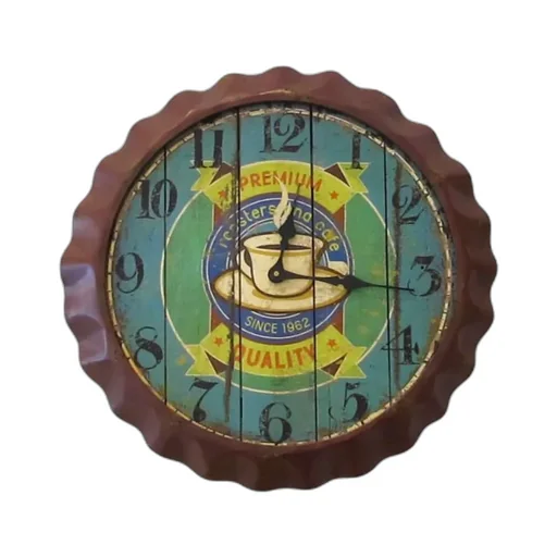 Kare Design Coffee Motif Vintage Wall Clock