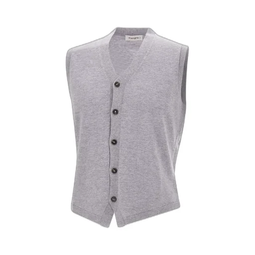 Kangra Horn Button Wool Vest