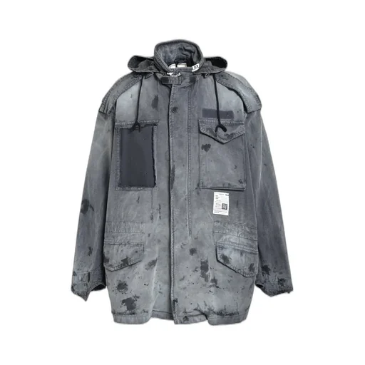 Distressed M-65 Jacket / Black