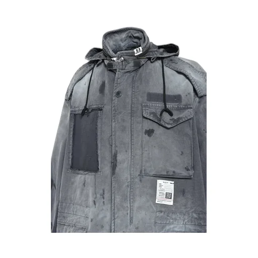 Distressed M-65 Jacket / Black
