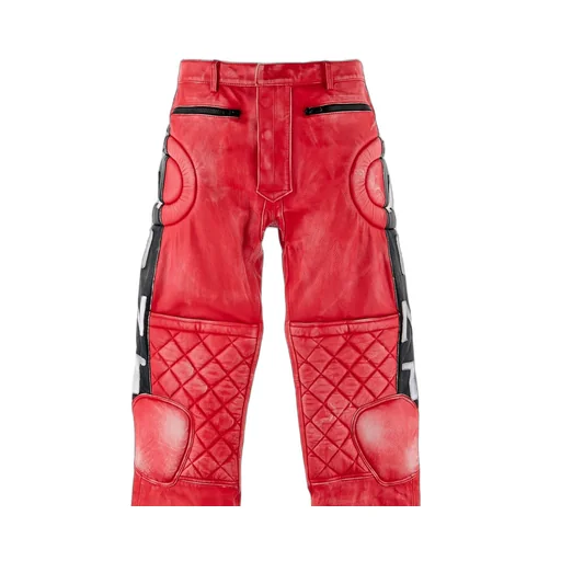 Leather Pants/Racer / Red