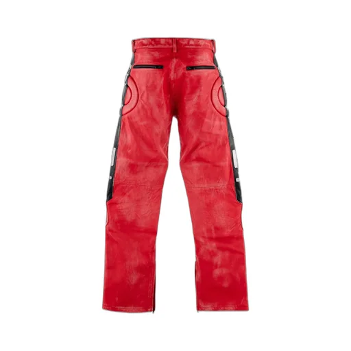 Leather Pants/Racer / Red