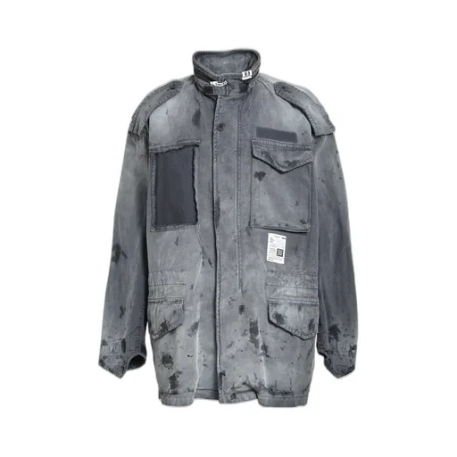 Distressed M-65 Jacket / Black