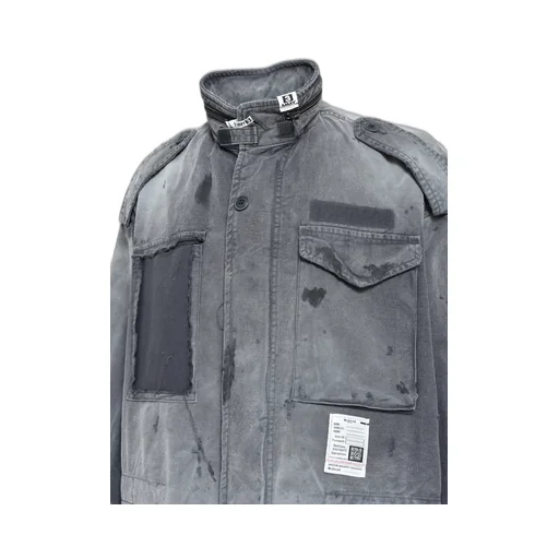 Distressed M-65 Jacket / Black