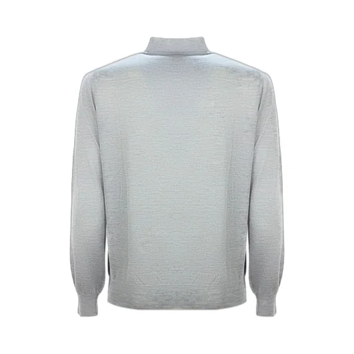 Kangra Long-Sleeve Wool Polo Shirt