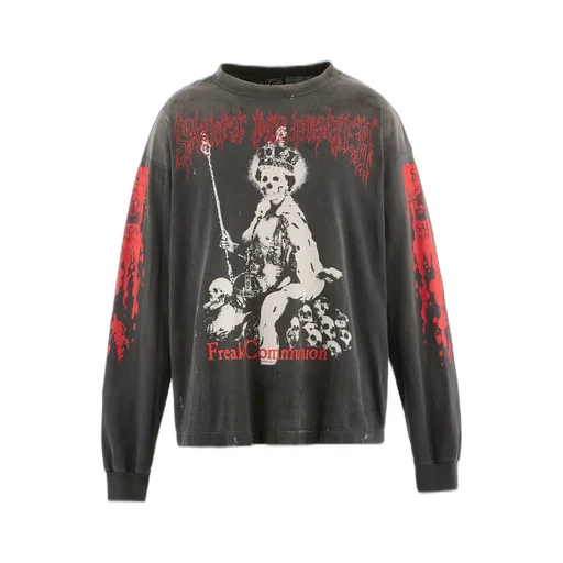 Ls Tee/Saint Is A Kiss / Black