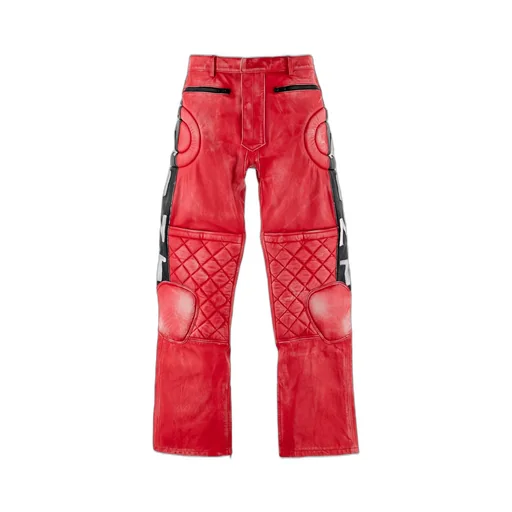 Leather Pants/Racer / Red